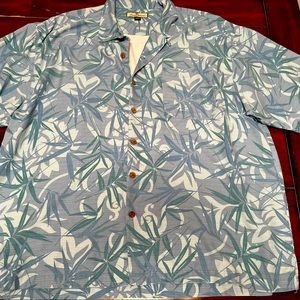 XXL Tommy Bahama Silk Floral Print Shirt
